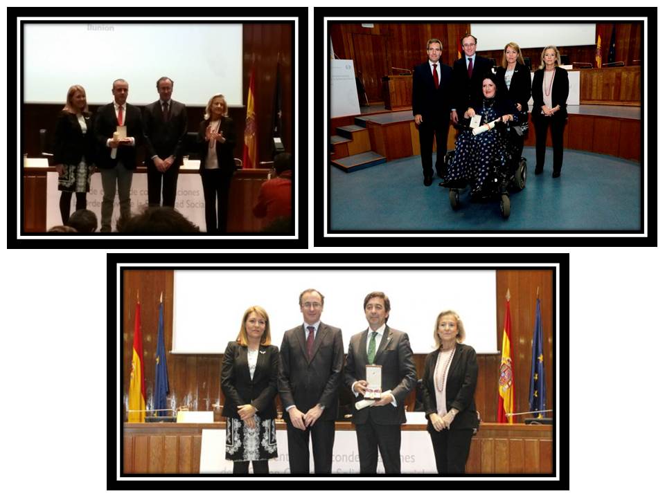ILUNION, La Plataforma del Tercer Sector y Plena Inclusión reciben la Gran Cruz de la Orden Civil de la Solidaridad Social