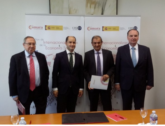La Cámara de España y CEPES firman un convenio para promover la internacionalización de las Empresas de Economía Social