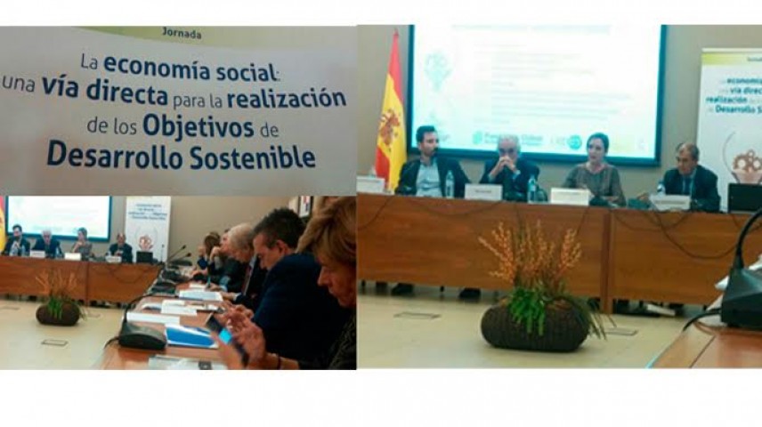 Expertos piden en la jornada “La economía social: una vía directa para la realización de los Objetivos de Desarrollo Sostenible”, que el sector de la Economía social ocupe un lugar destacado en el diseño e implantación de la Agenda de Desarrollo Sostenible 2030