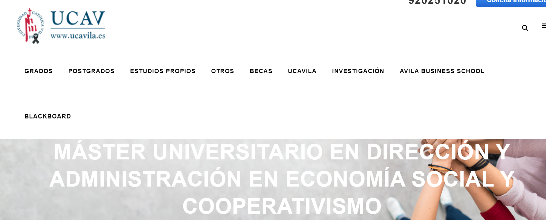 Máster universitario en Dirección y Administración en Economía Social y Cooperativismo. Curso 2020 – 2021. 4ª edición